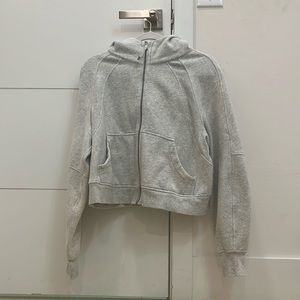 lululemon scuba grey size 4 half zip